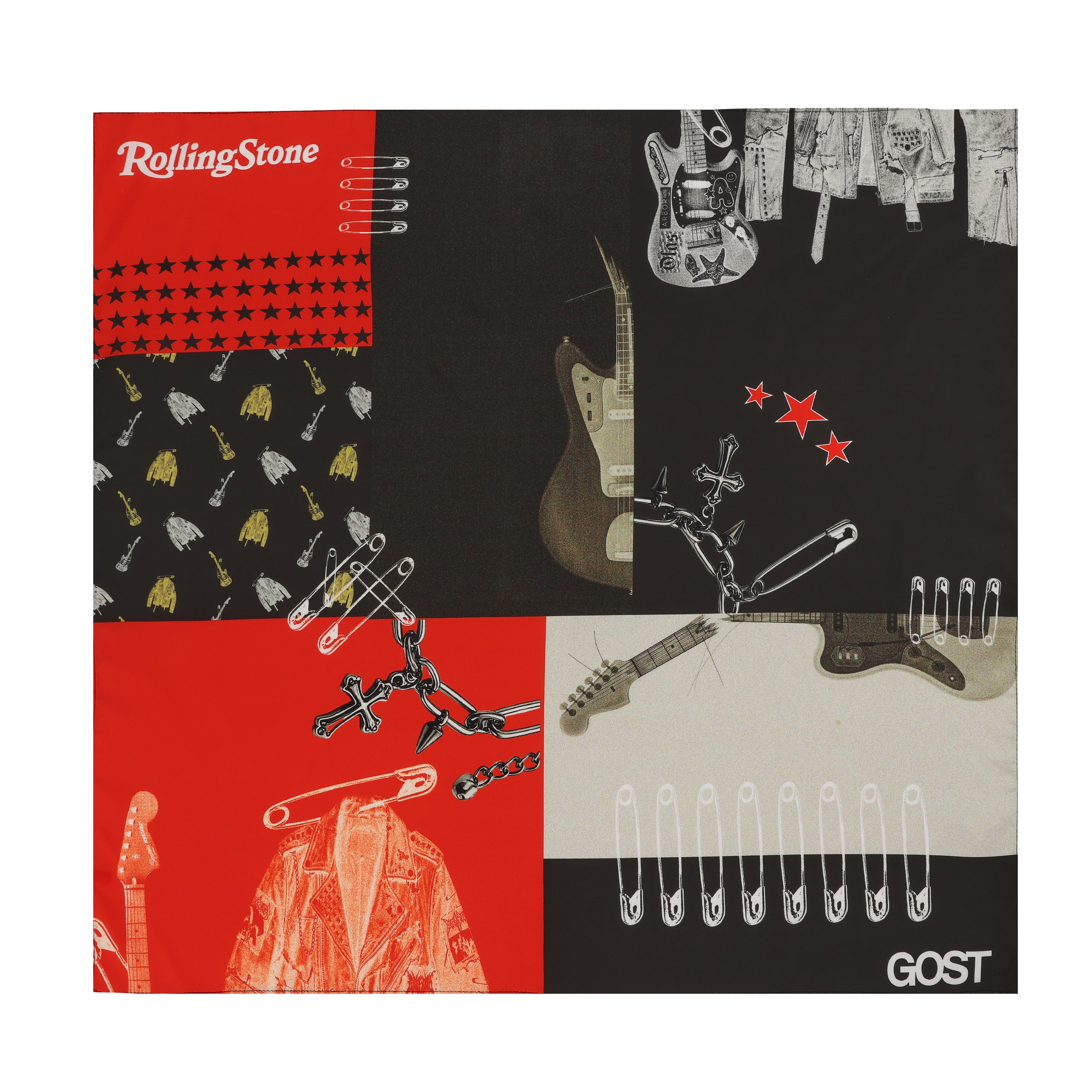 Ghost GOST x Rolling Stone Limited Edition Tour Bandana | Official Concert Merch